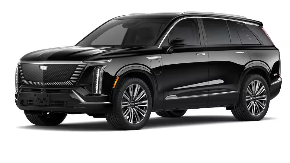 Black Cadillac VISTIQ luxury SUV